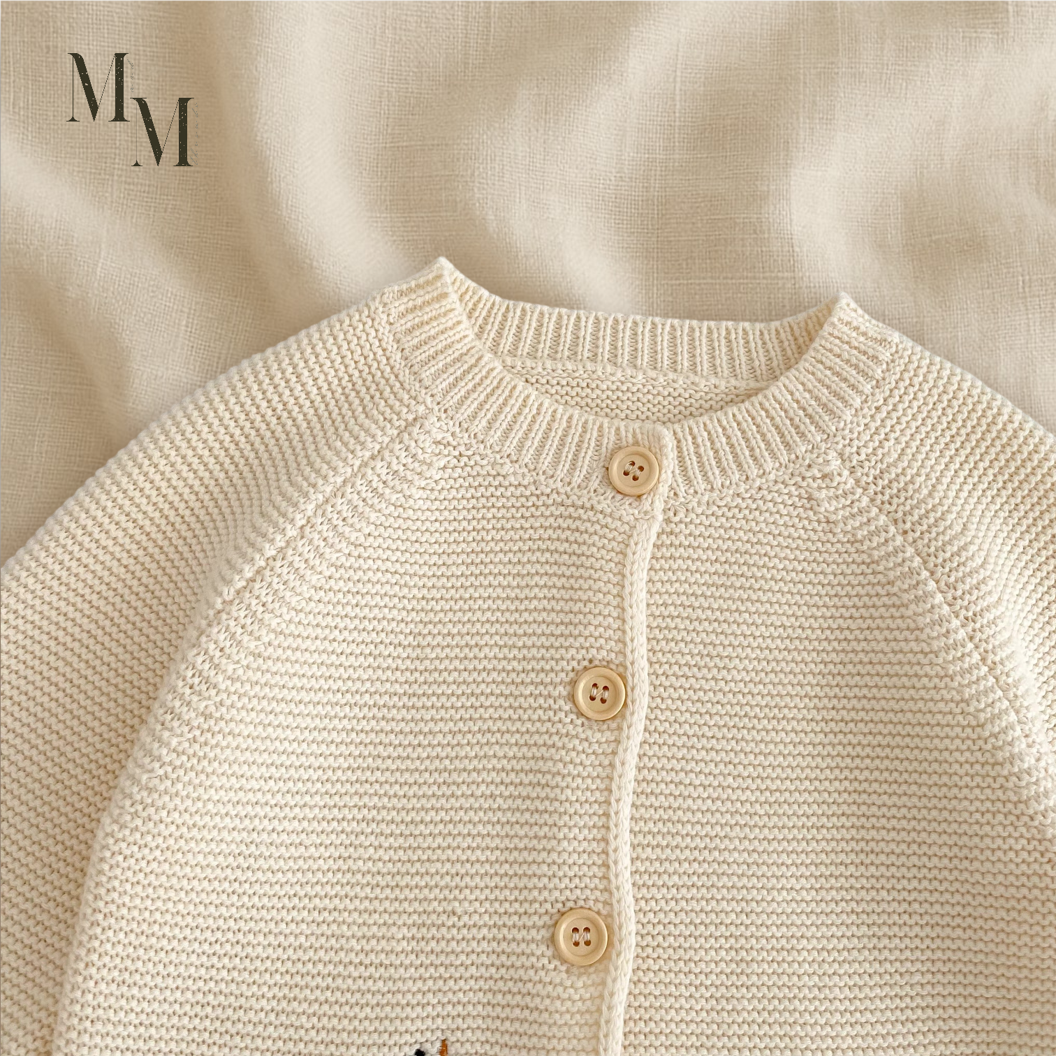 Elephant and Giraffe Knitted Cotton Jersey