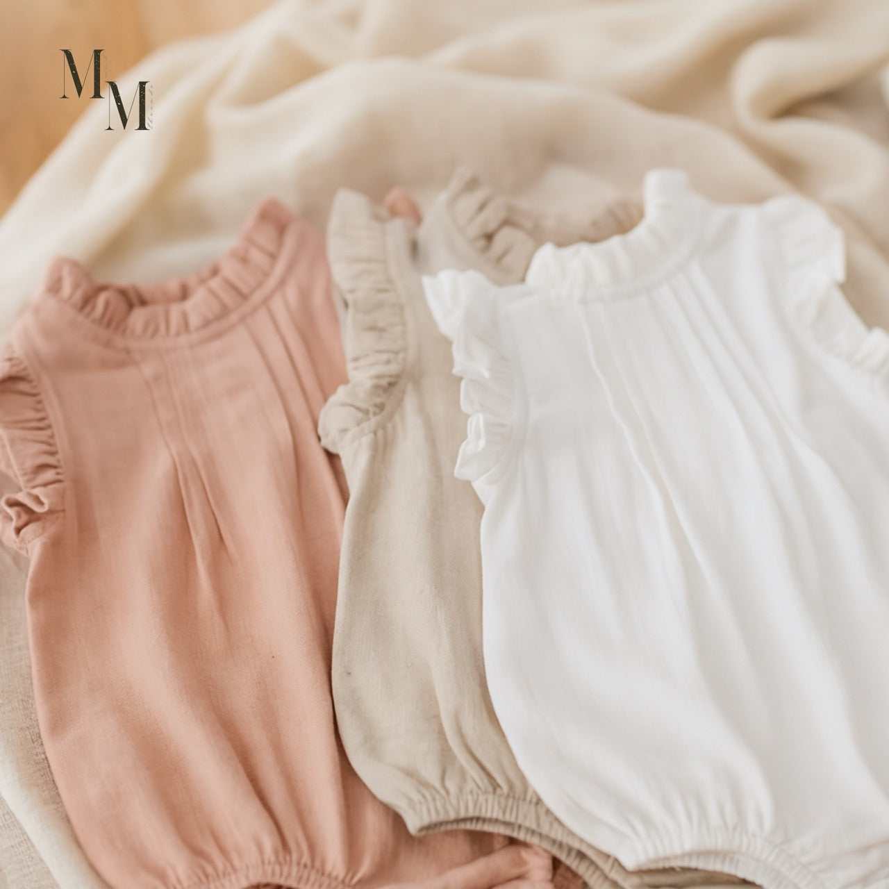 Lily Linen Summer Onesie