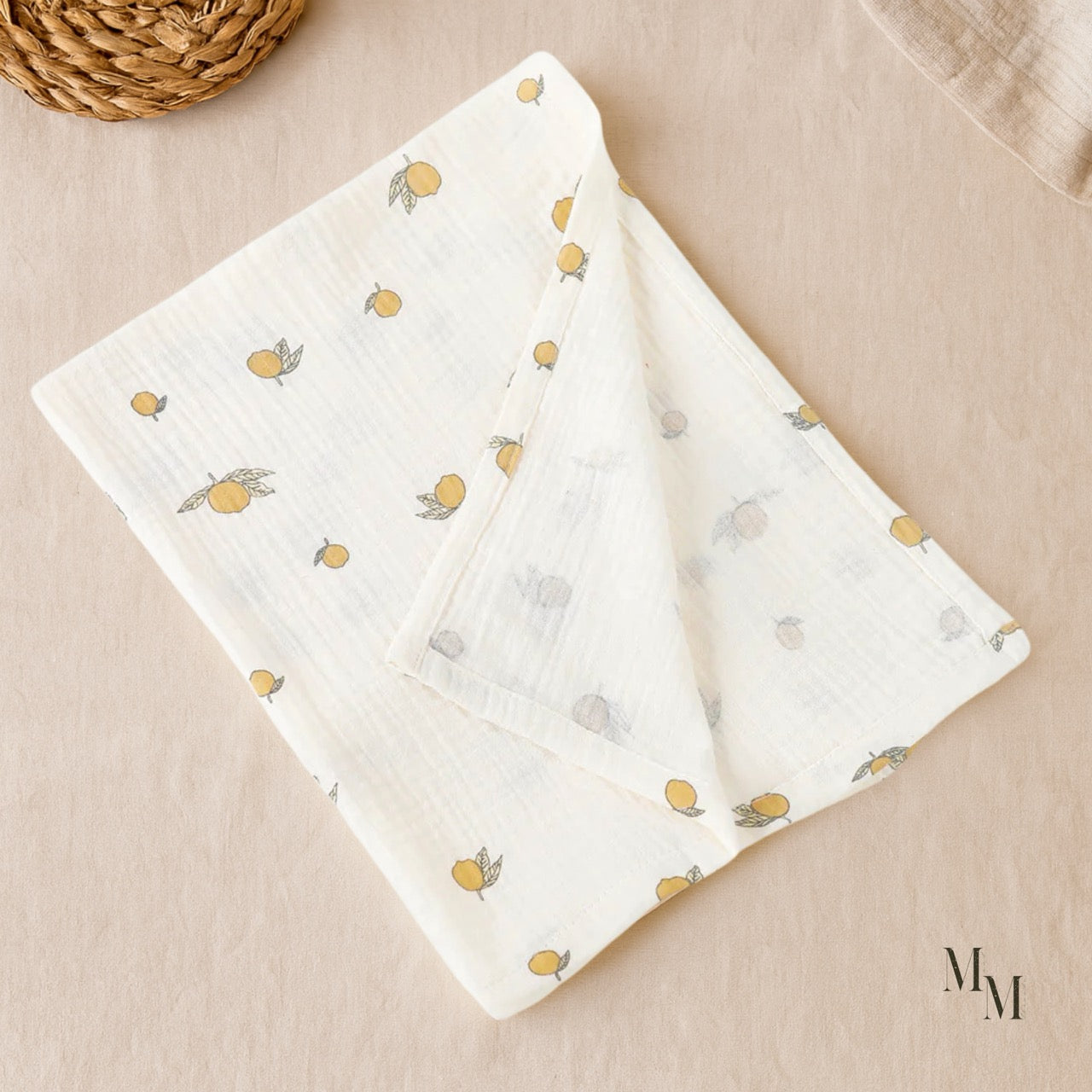 Muslin Cotton Blankets and Swaddles - 80x65cm