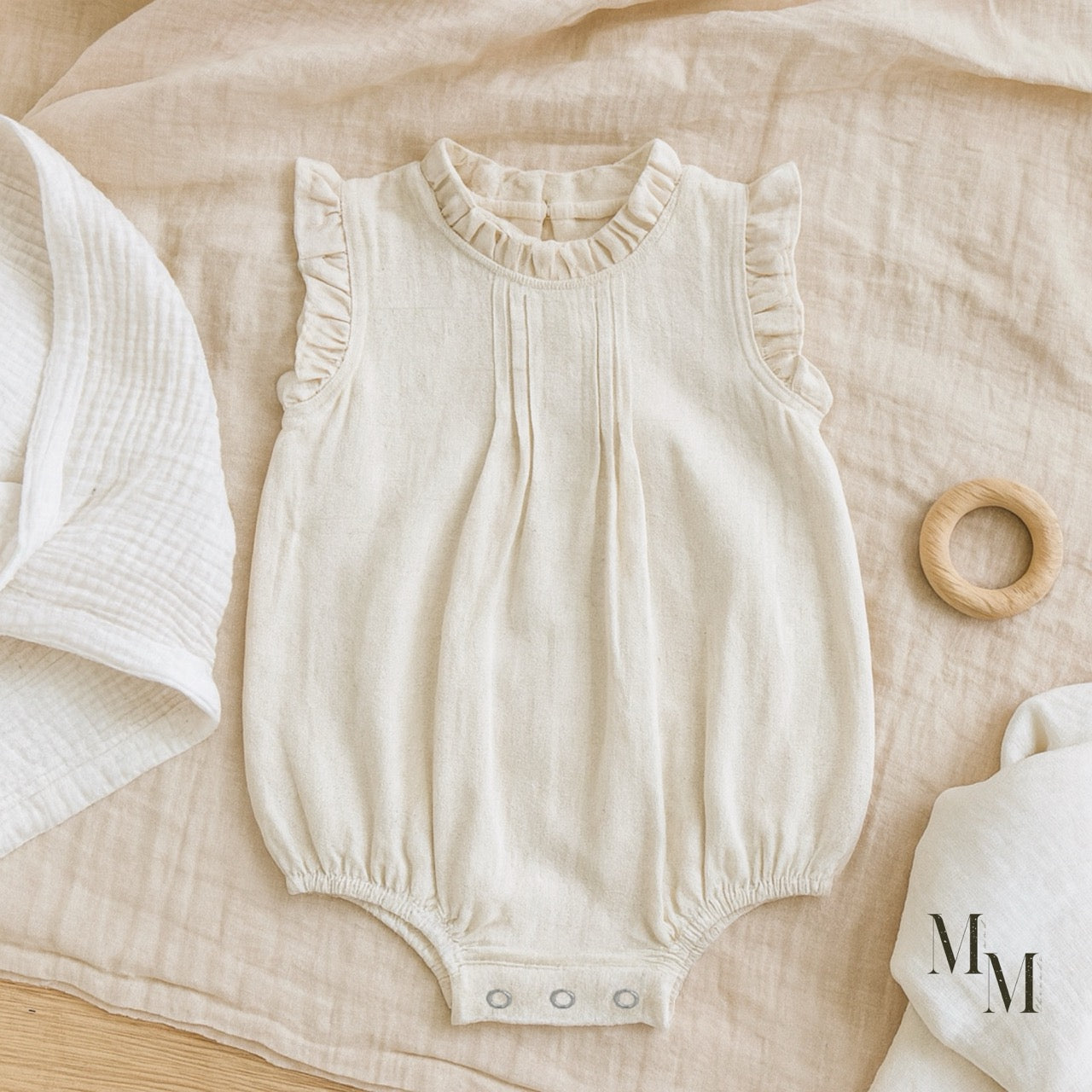 Lily Linen Summer Onesie