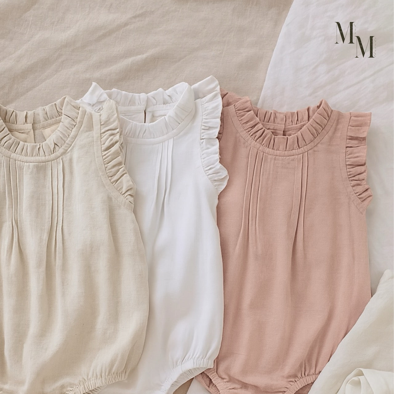 Lily Linen Summer Onesie
