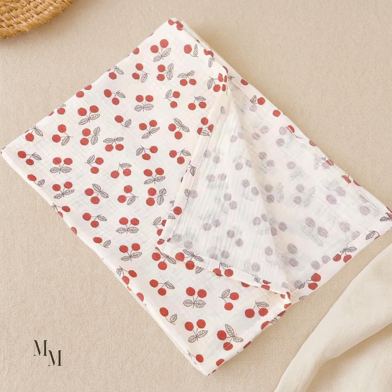 Muslin Cotton Blankets and Swaddles - 80x65cm