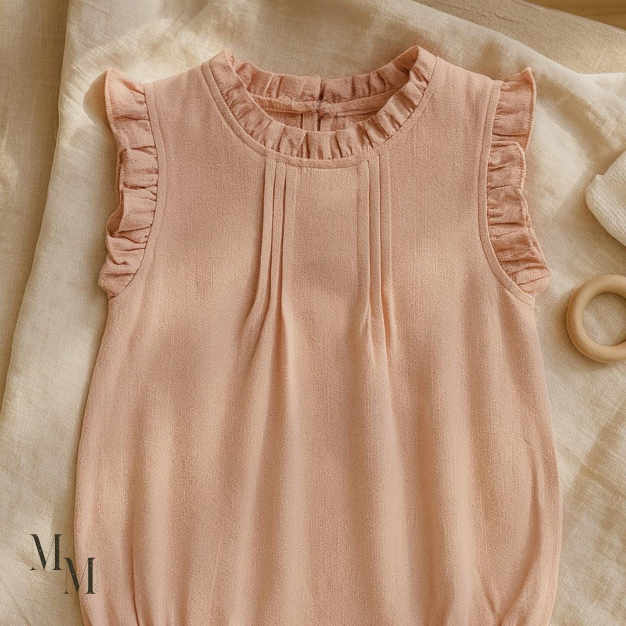Lily Linen Summer Onesie