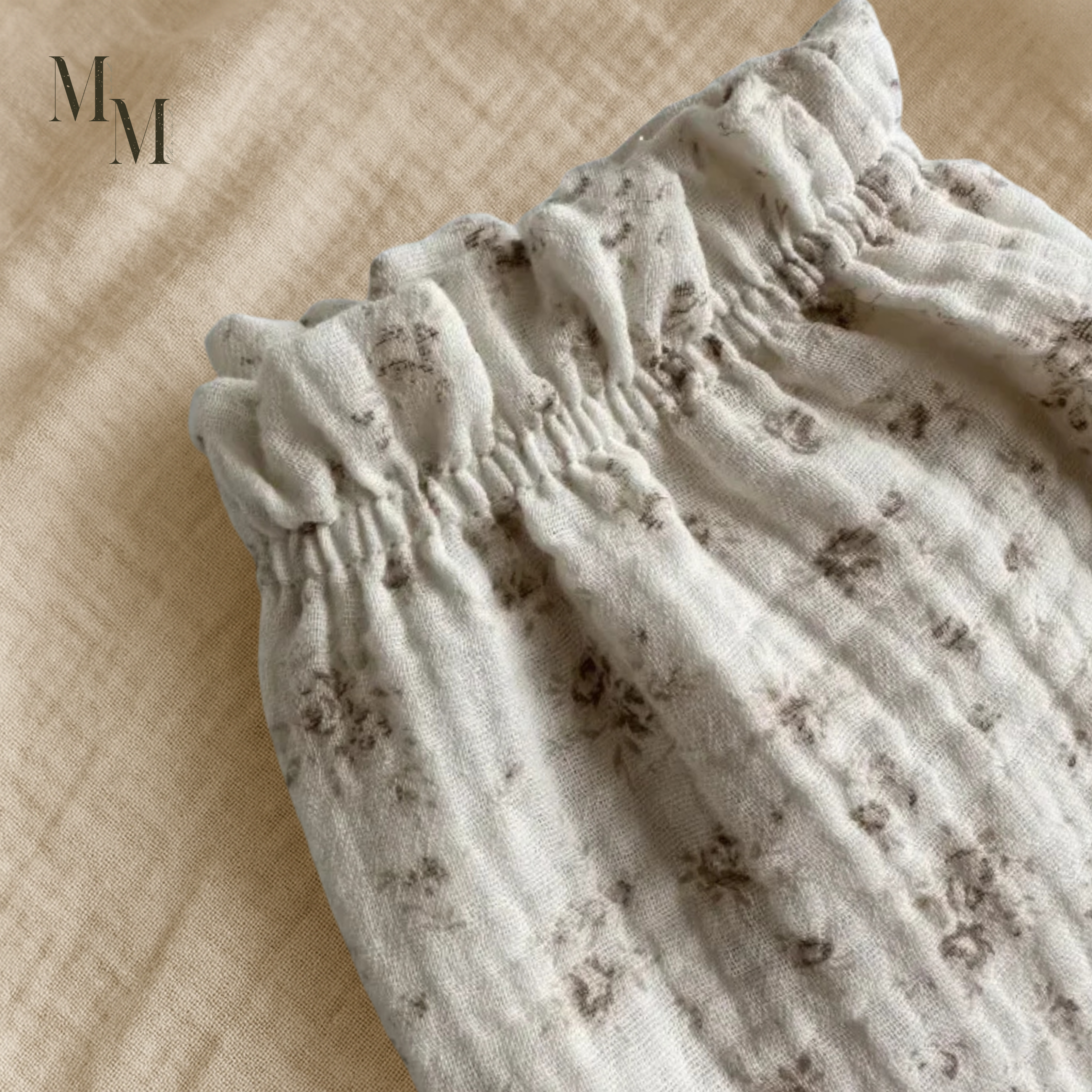 Wrinkle Cotton Long Pants