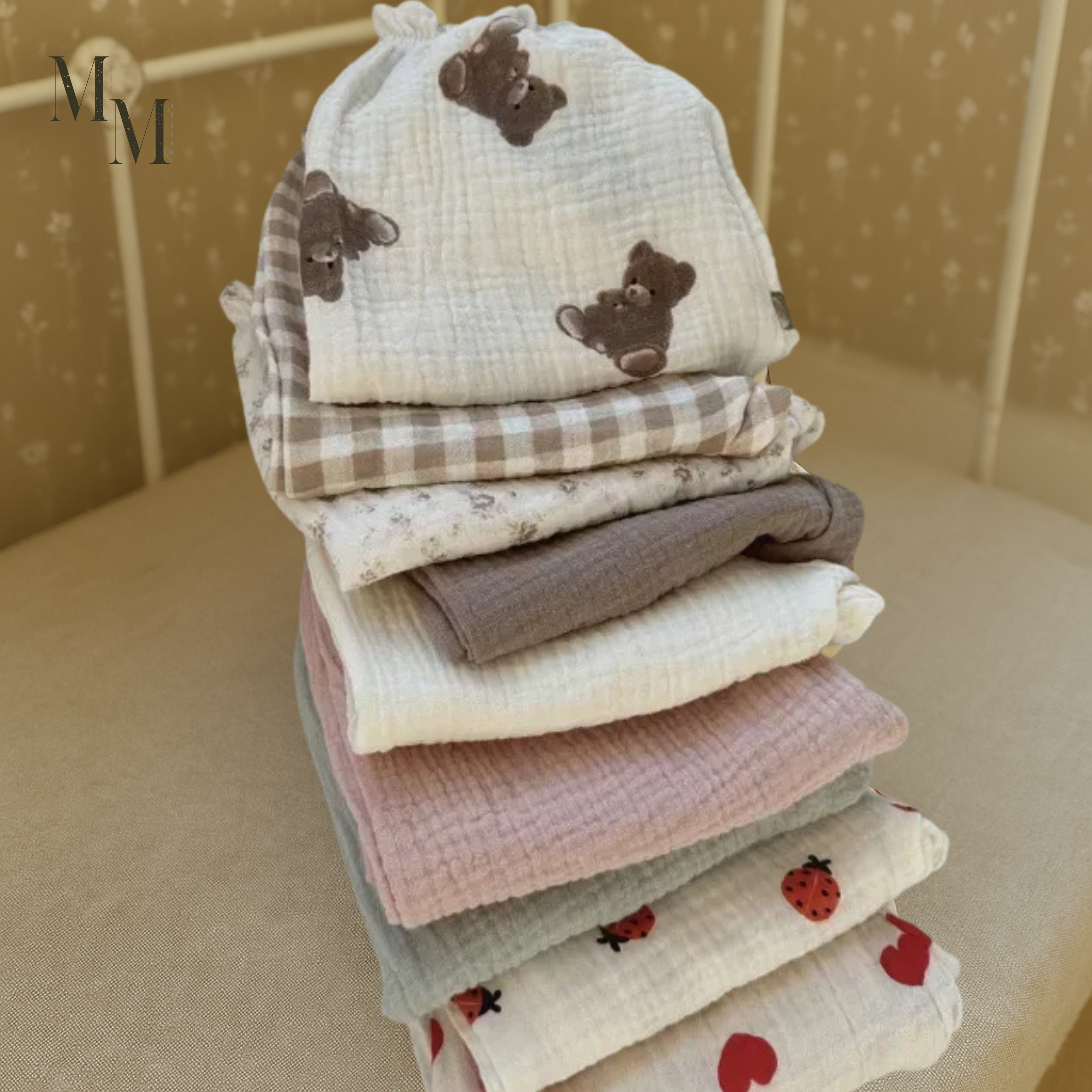 Wrinkle Cotton Long Pants