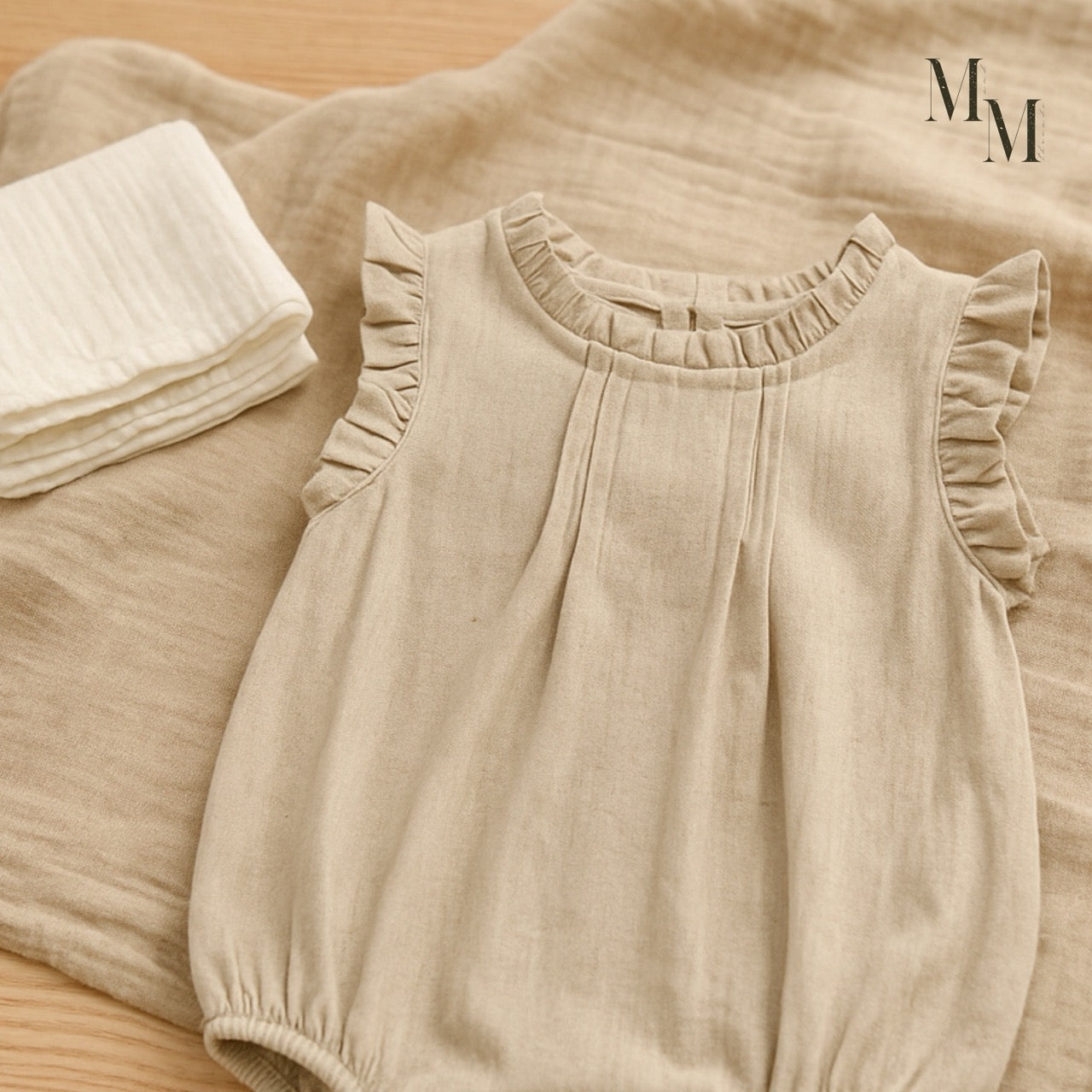 Lily Linen Summer Onesie