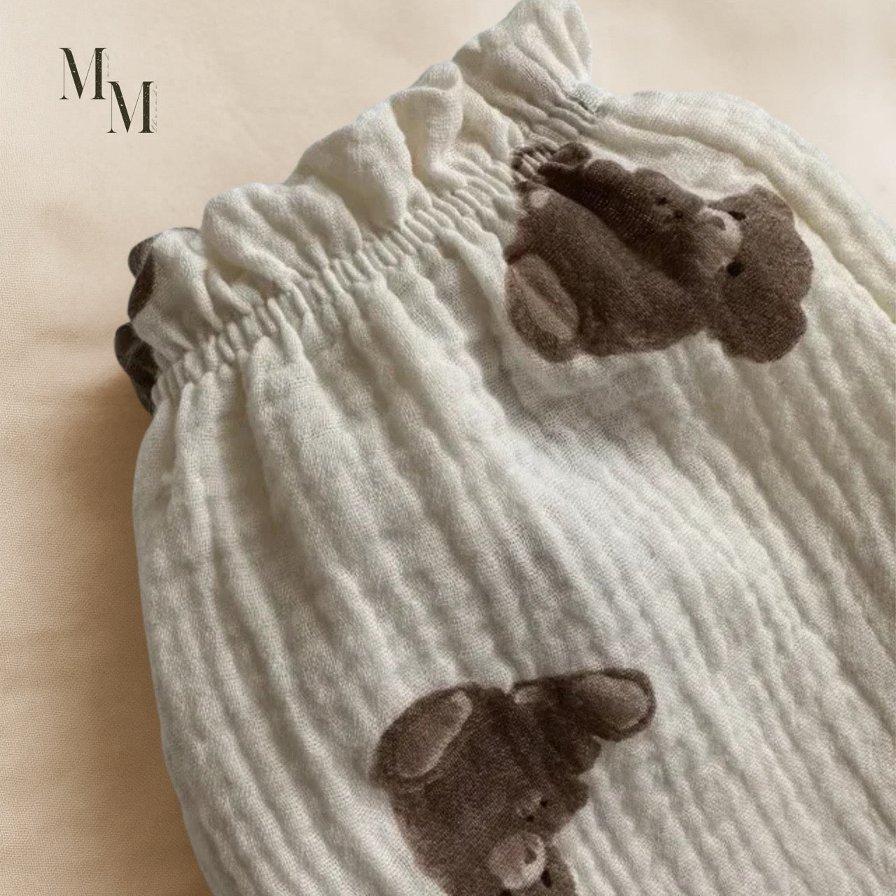 Wrinkle Cotton Long Pants