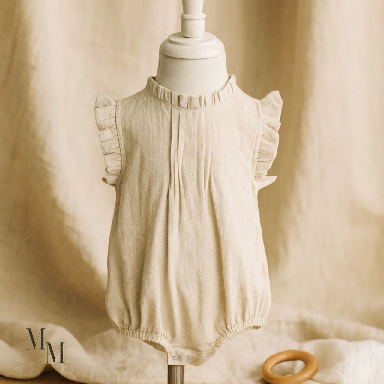 Lily Linen Summer Onesie