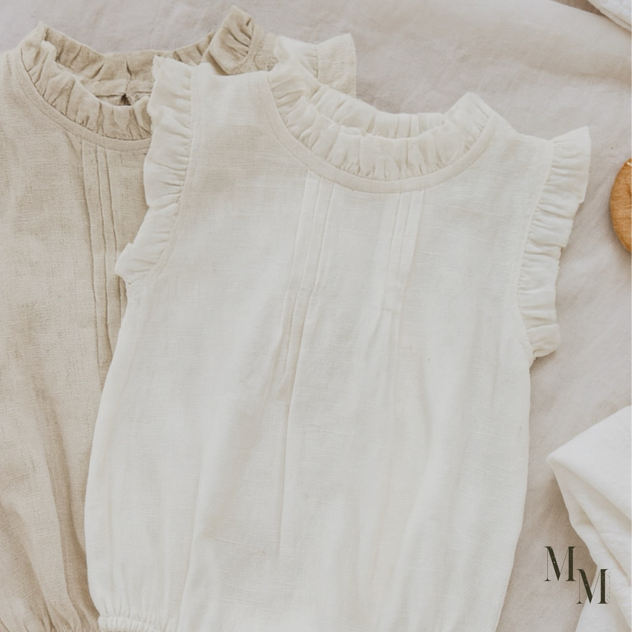 Lily Linen Summer Onesie