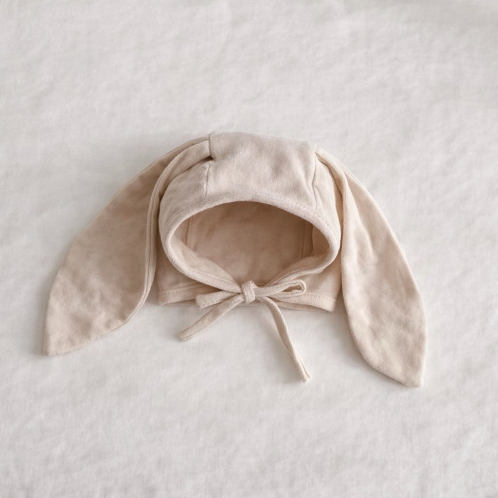 Cotton Bunny Ear Bonnet