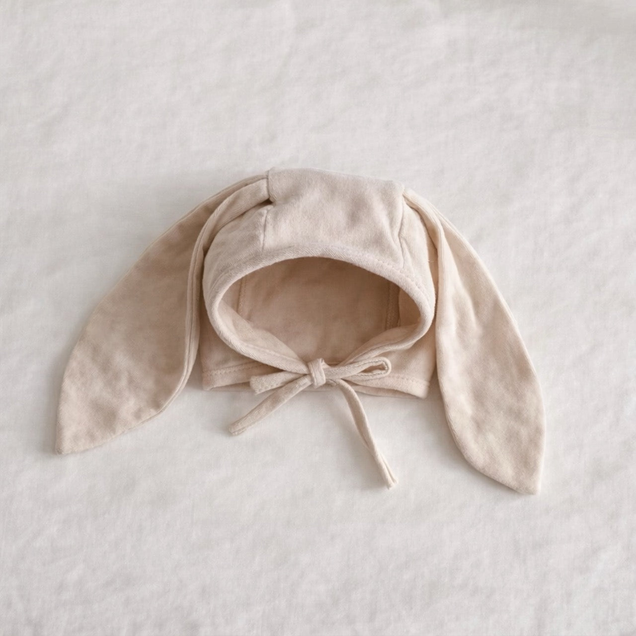 Cotton Bunny Ear Bonnet
