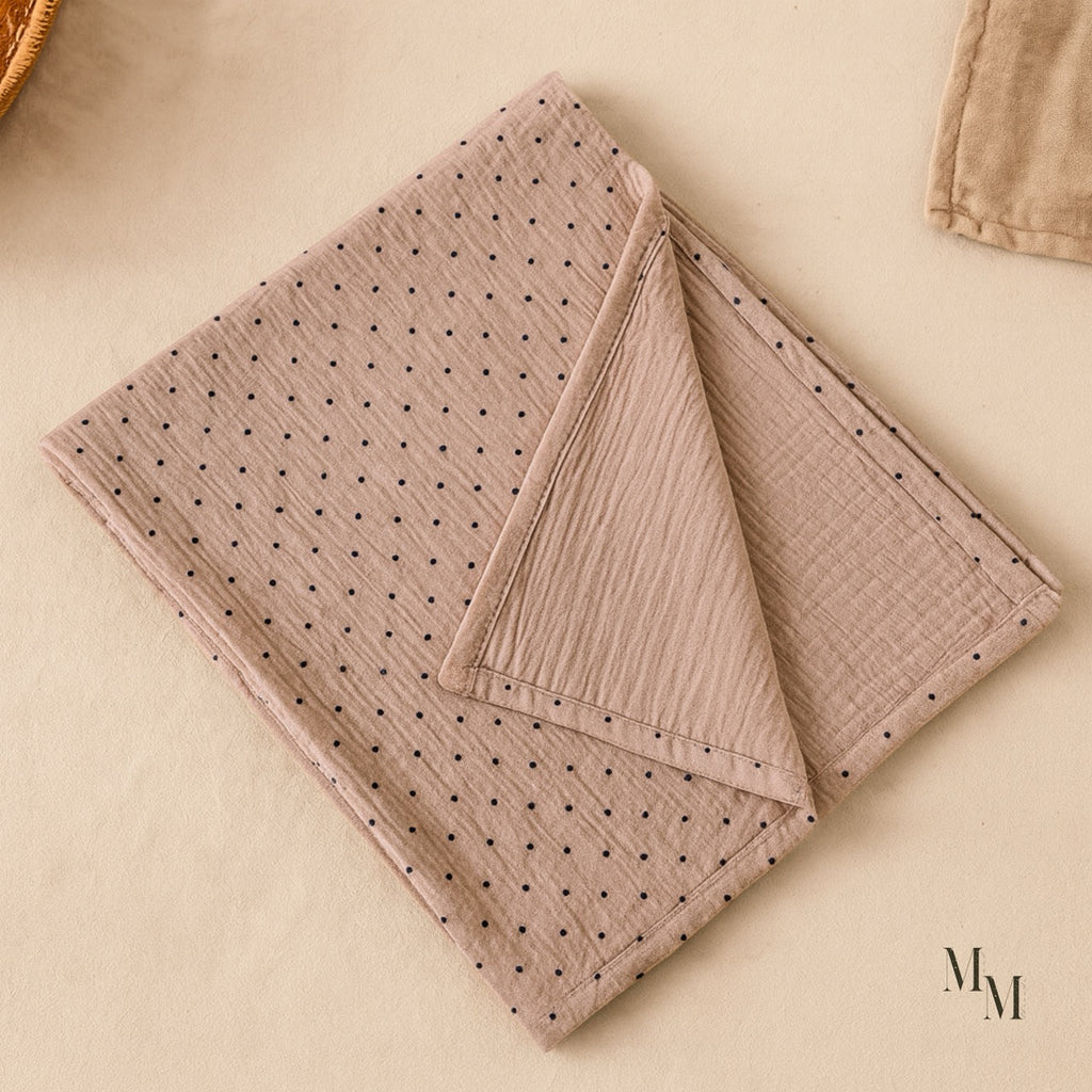 Muslin Cotton Blankets and Swaddles - 80x65cm