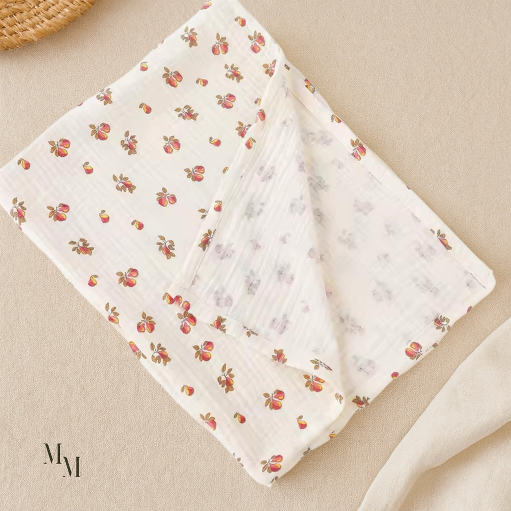 Muslin Cotton Blankets and Swaddles - 80x65cm