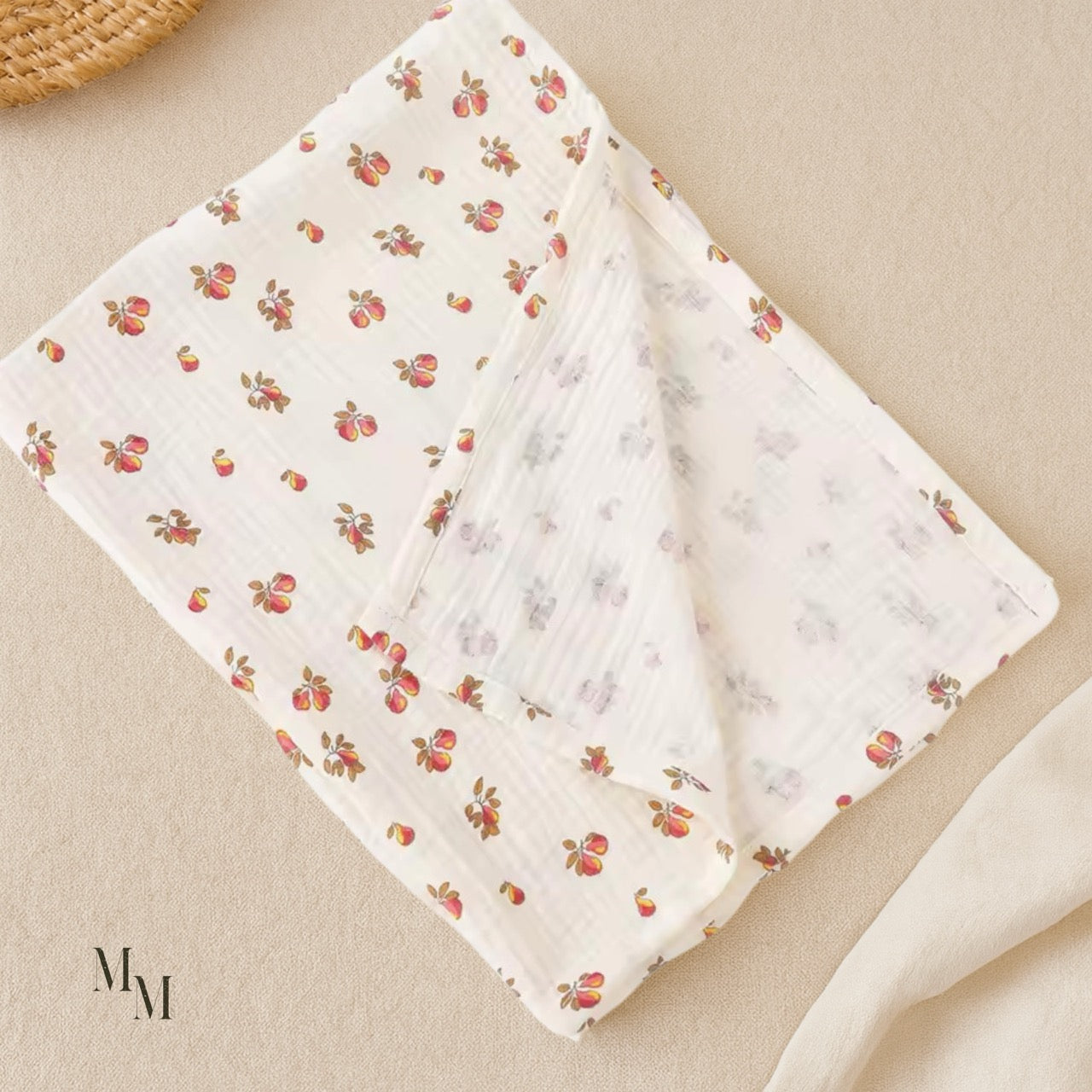 Muslin Cotton Blankets and Swaddles - 80x65cm
