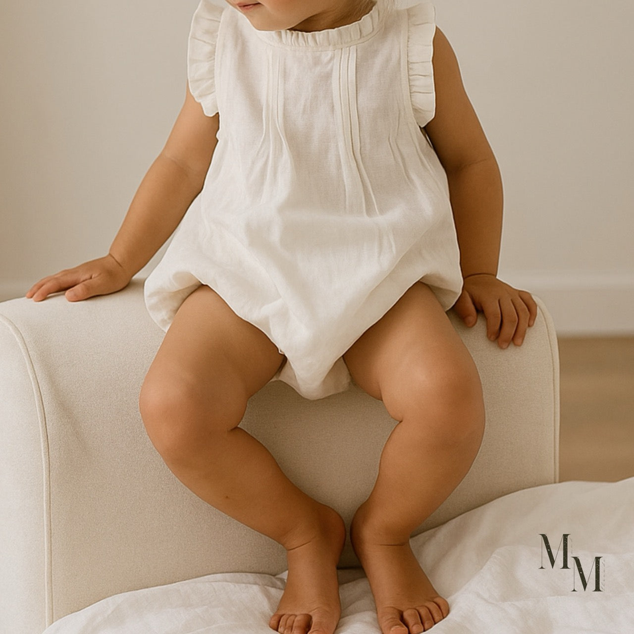 Lily Linen Summer Onesie