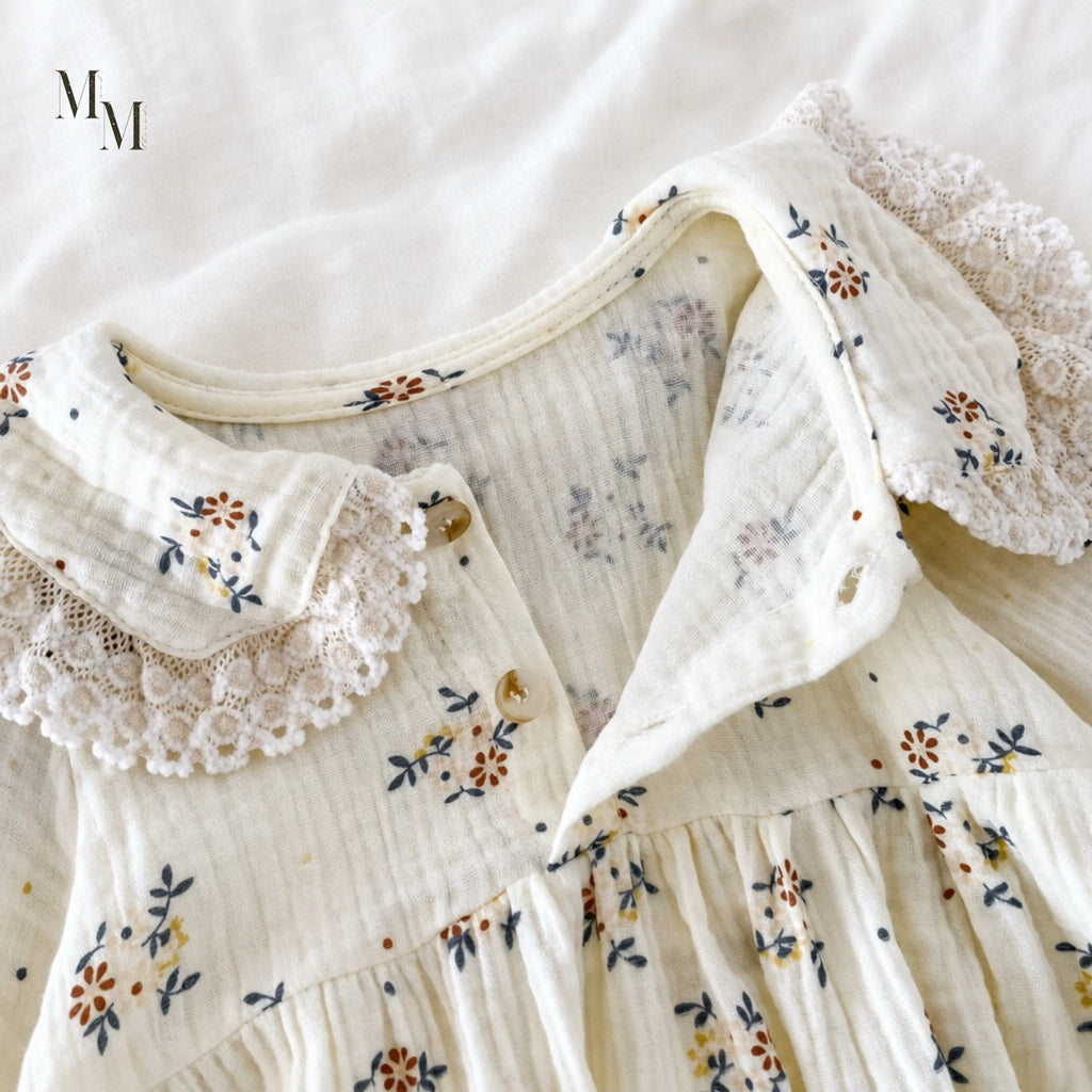 Vintage Romper With Matching Bonnet