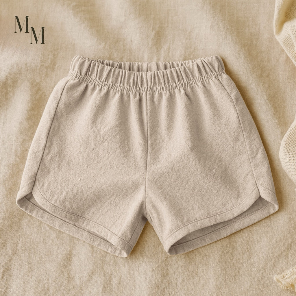 Cotton Summer Shorts For Baby Girls and Toddlers