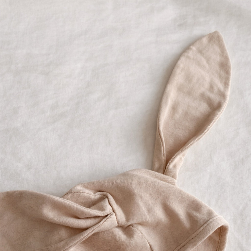 Cotton Bunny Ear Bonnet