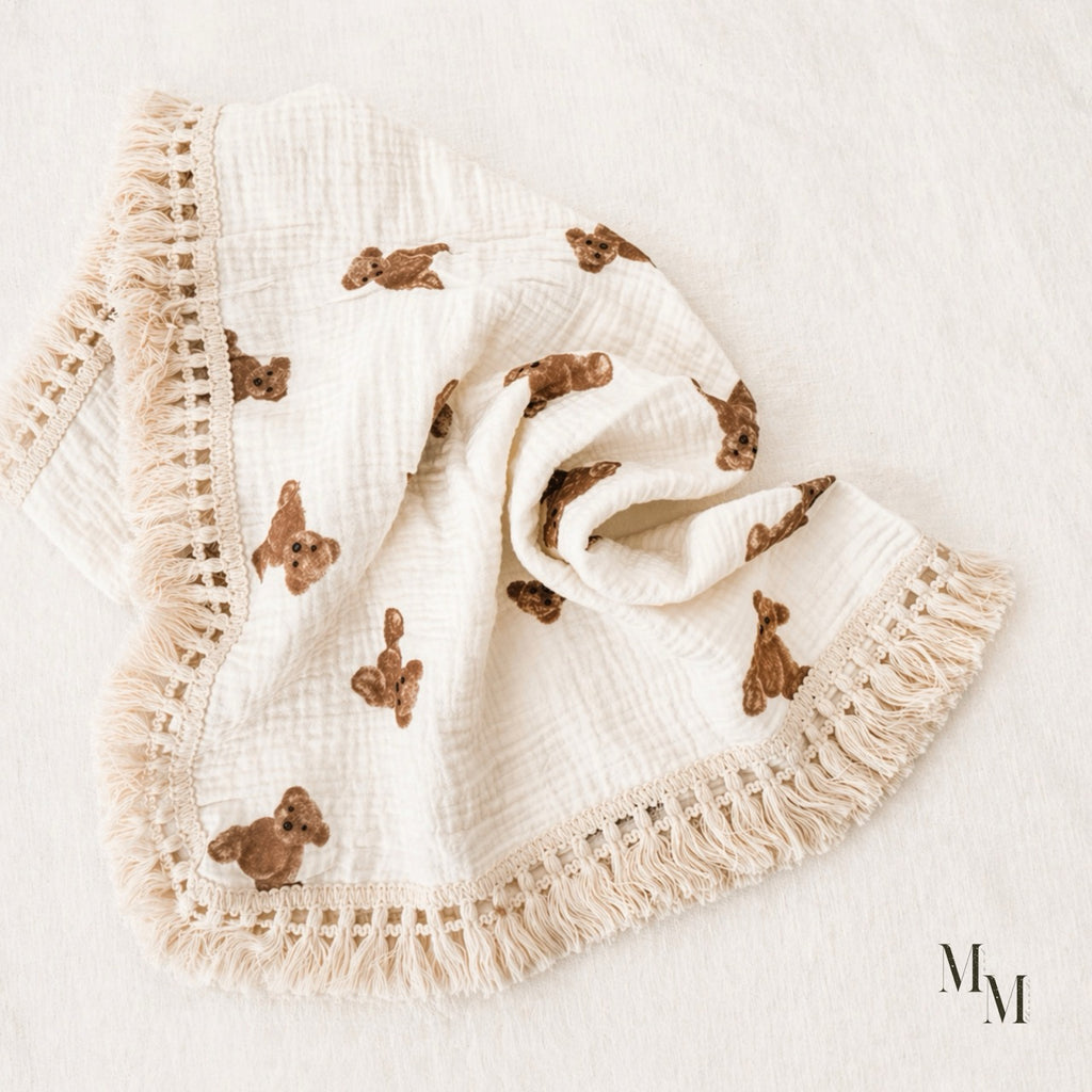 Teddy Bear Blanket Gift Set