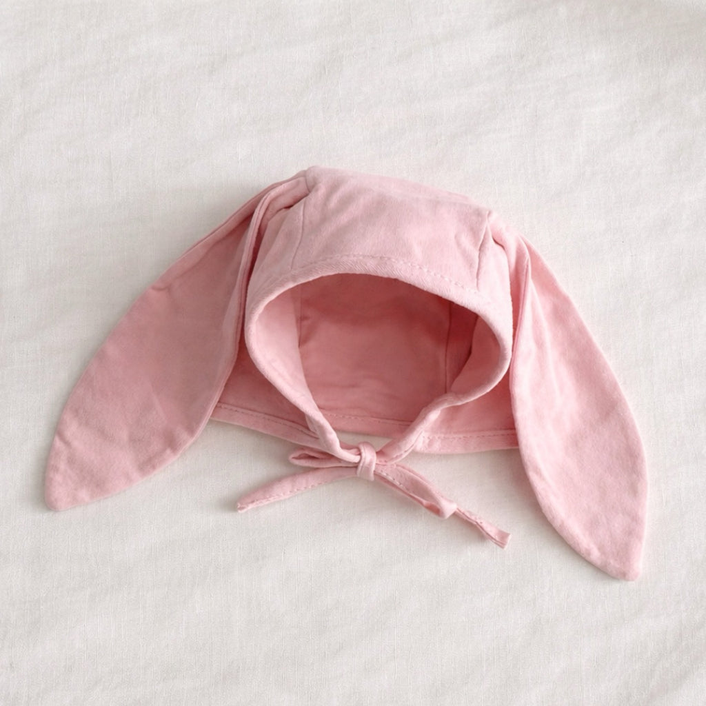 Cotton Bunny Ear Bonnet