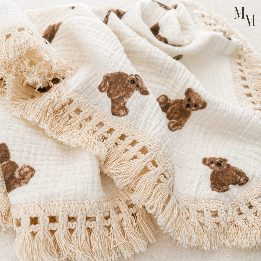 Teddy Bear Blanket Gift Set
