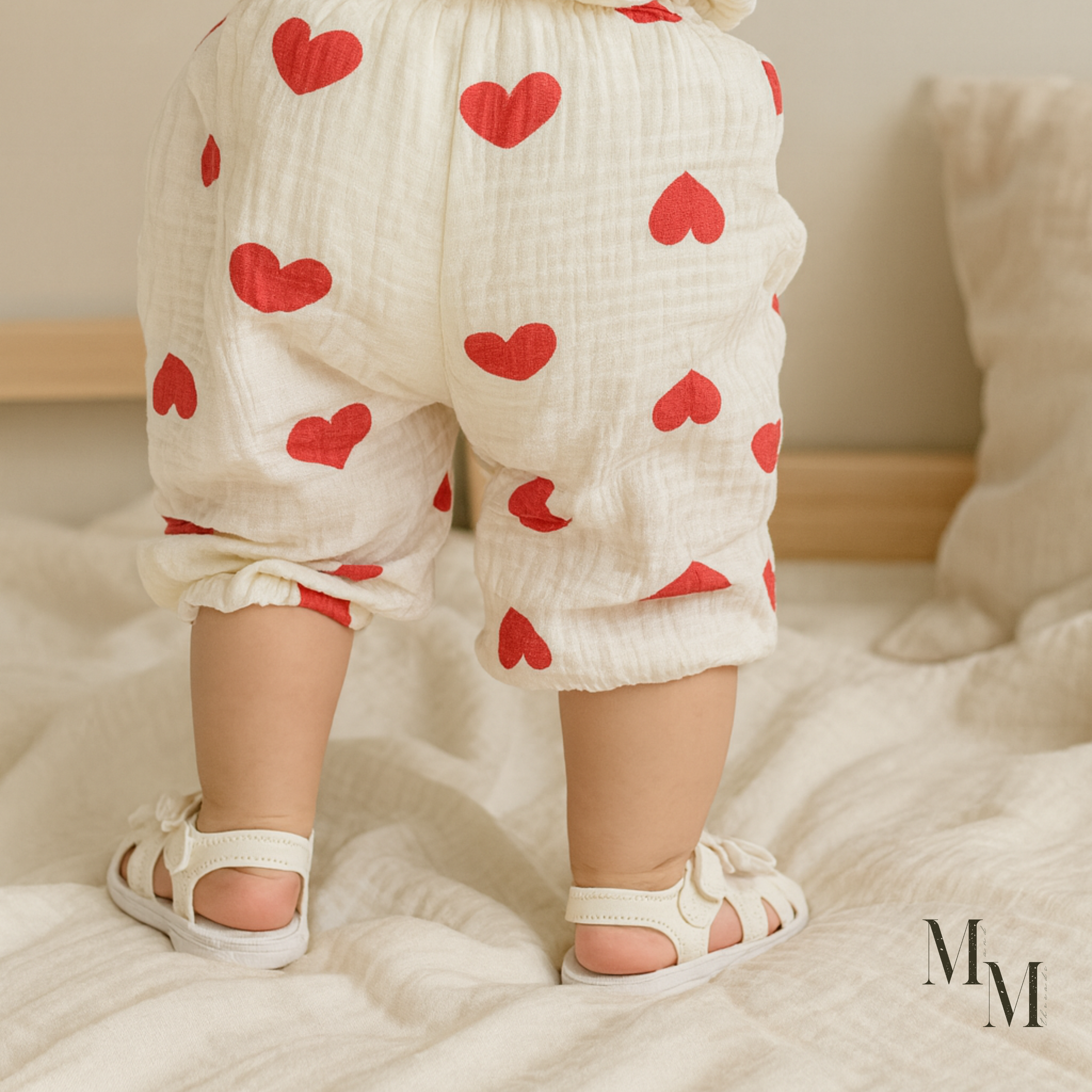 Wrinkle Cotton Long Pants for Boys