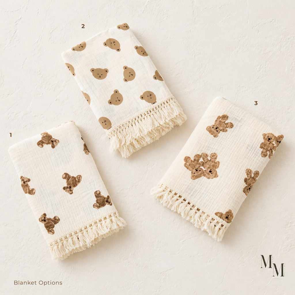 Teddy Bear Blanket Gift Set