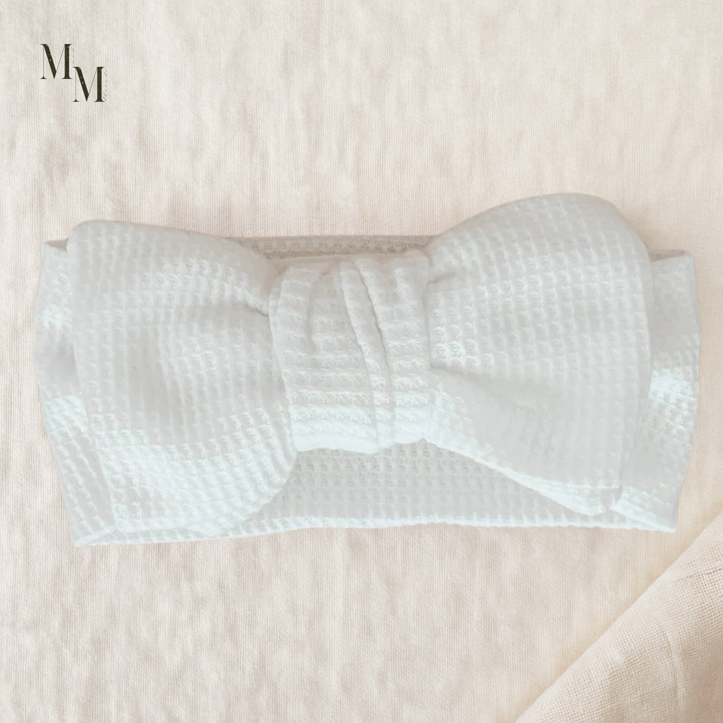 Big Cotton Bow Headband