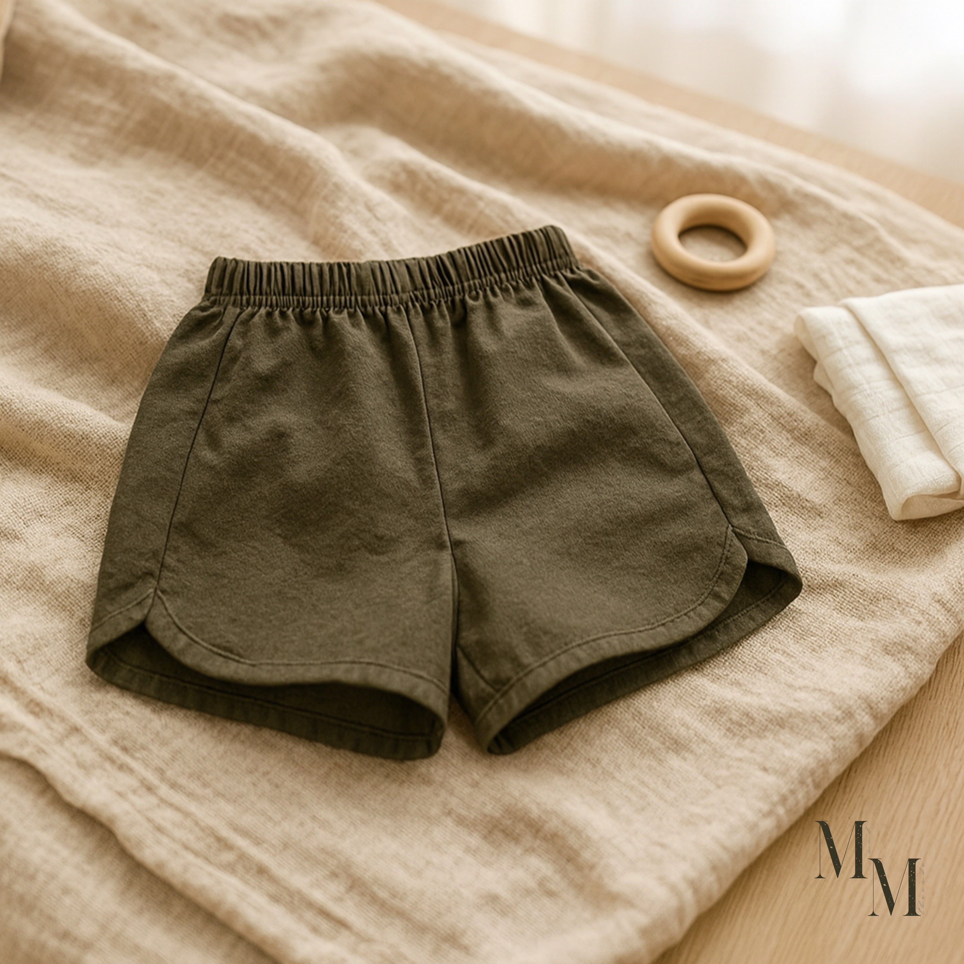 Cotton Summer Shorts For Baby Girls and Toddlers