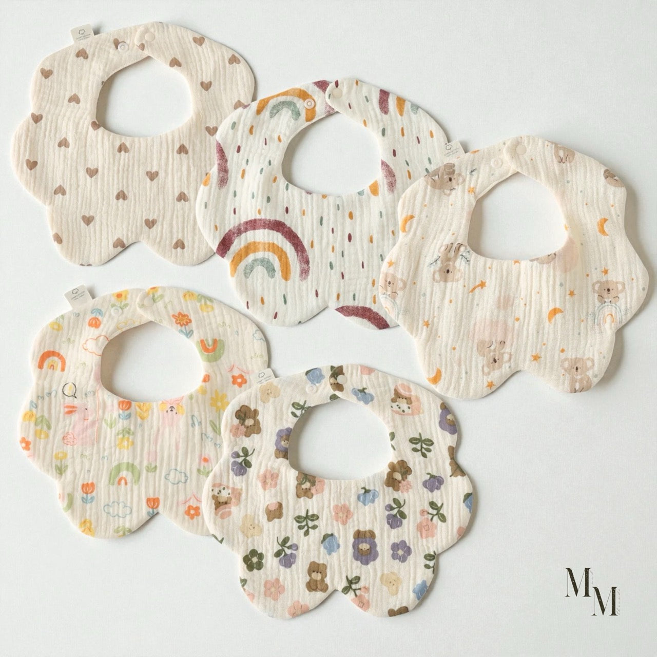 Muslin Cotton Baby Bibs