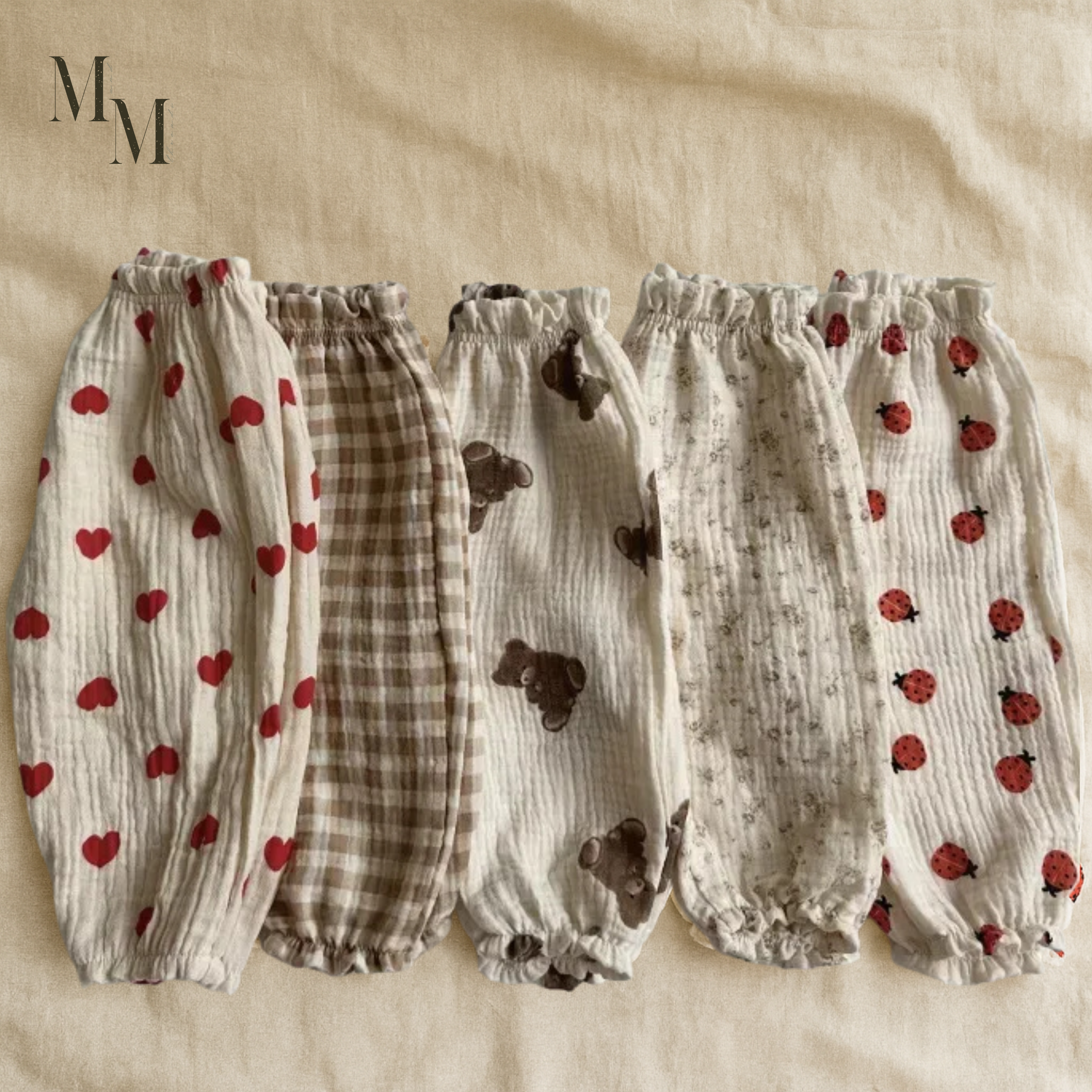 Wrinkle Cotton Long Pants for Boys
