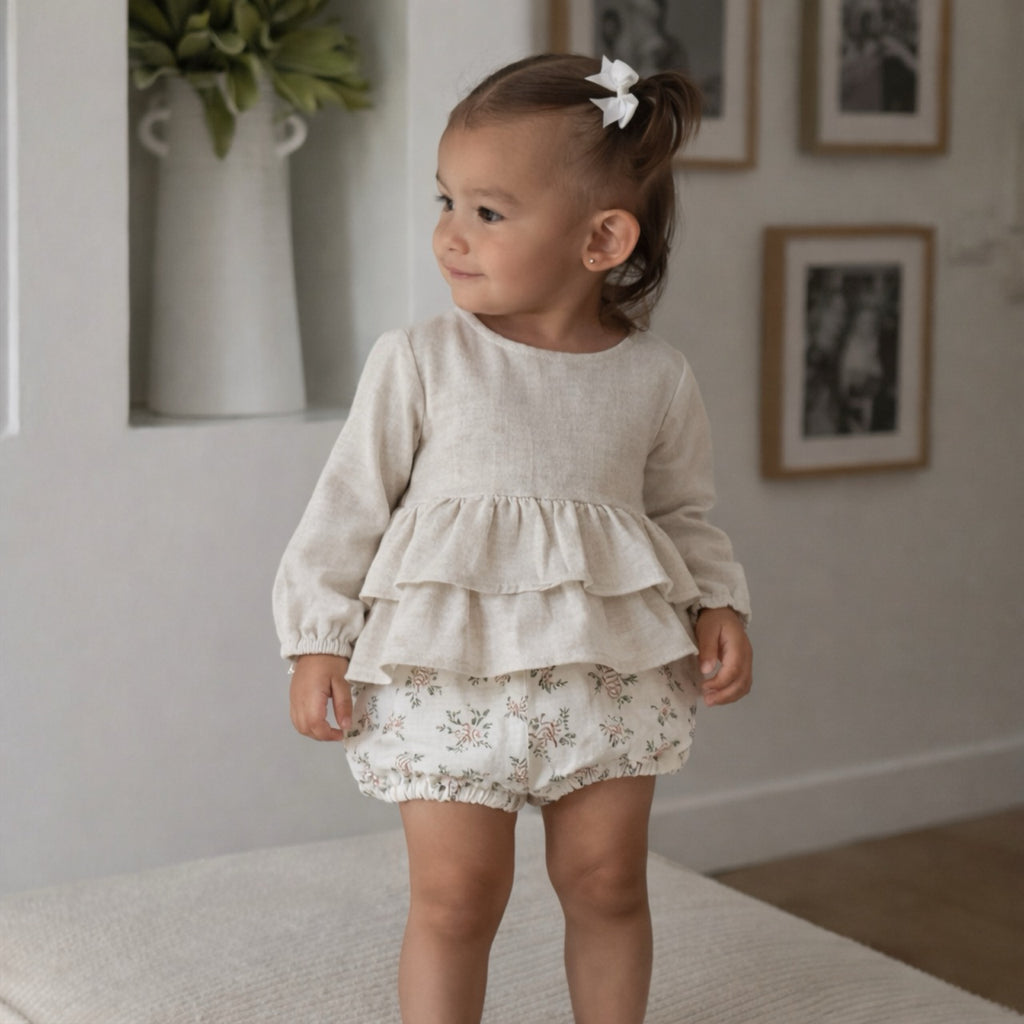 Long Sleeve Ruffle Set