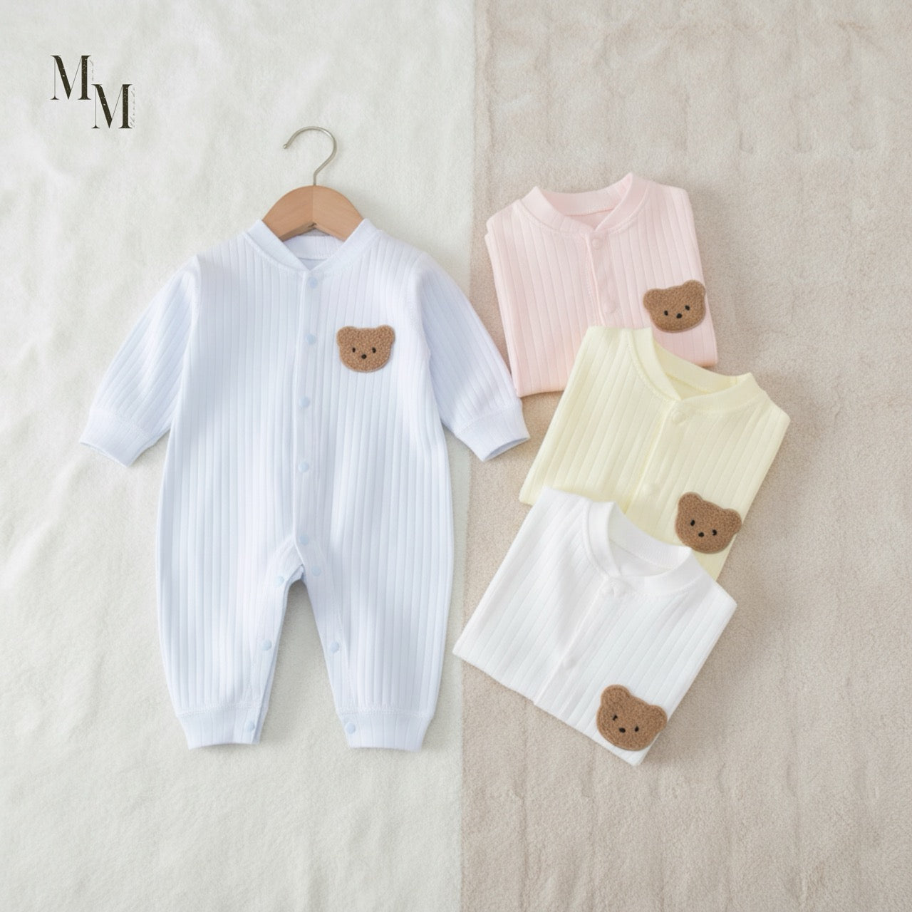 Pure Cotton Teddy Body Suit