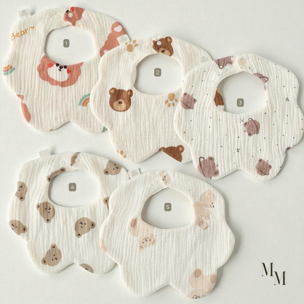Teddy Bear Bibs