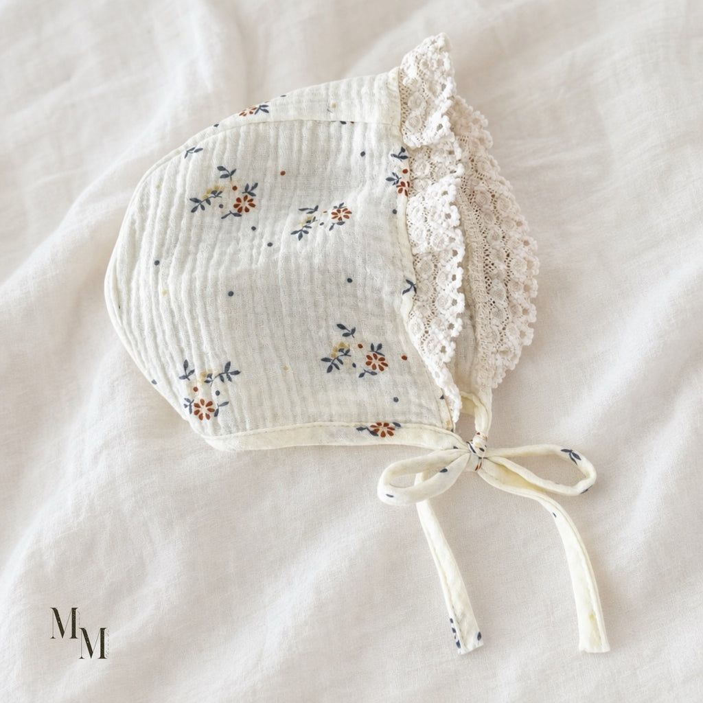 Vintage Romper With Matching Bonnet