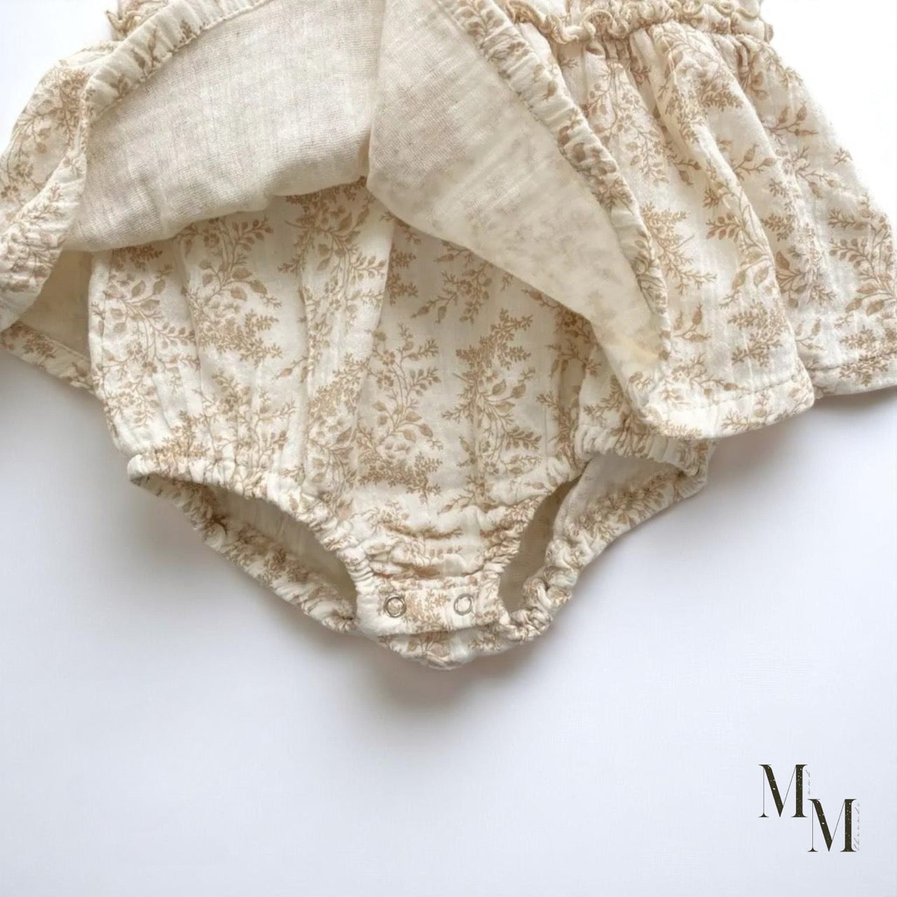 The Eva Romper Dress - 100% Cotton Baby Romper