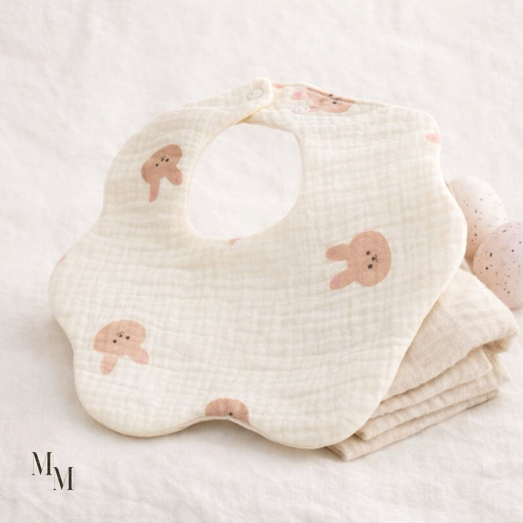 Muslin Cotton Easter Baby Bibs