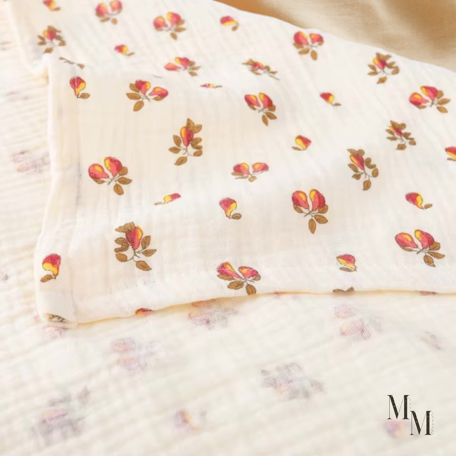 Muslin Cotton Blankets and Swaddles - 80x65cm