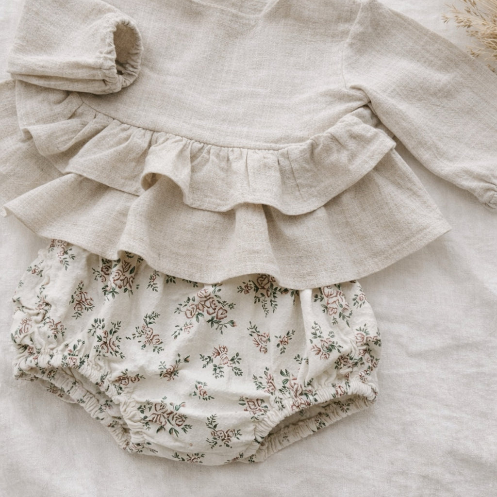 Long Sleeve Ruffle Set