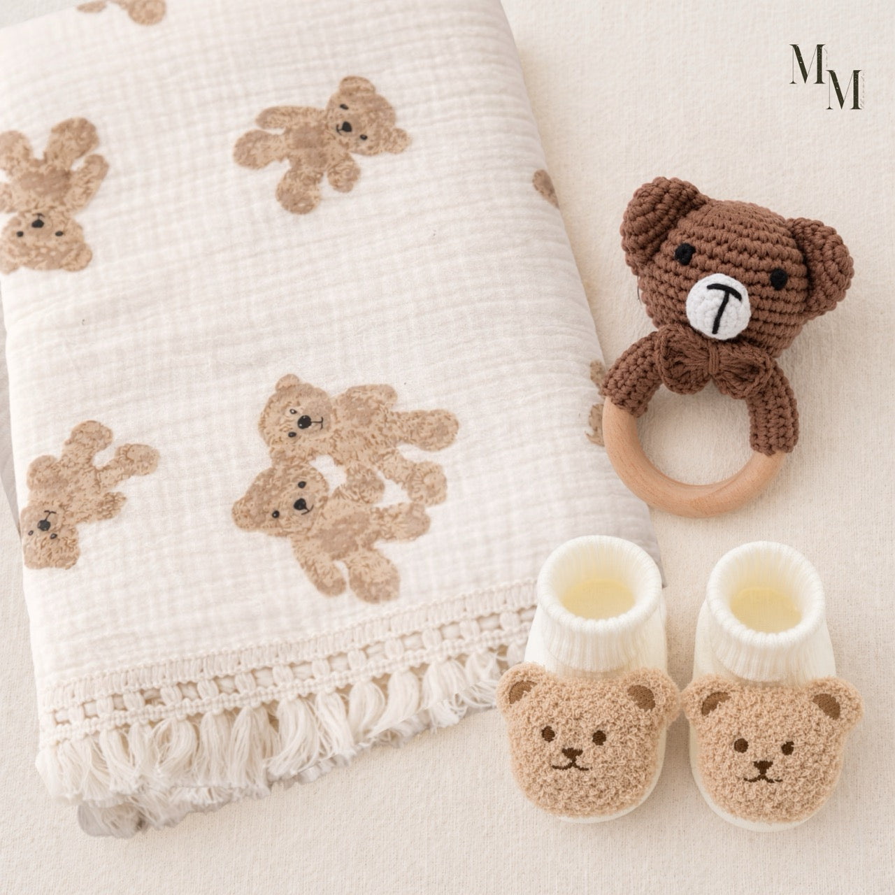 Teddy Bear Blanket Gift Set