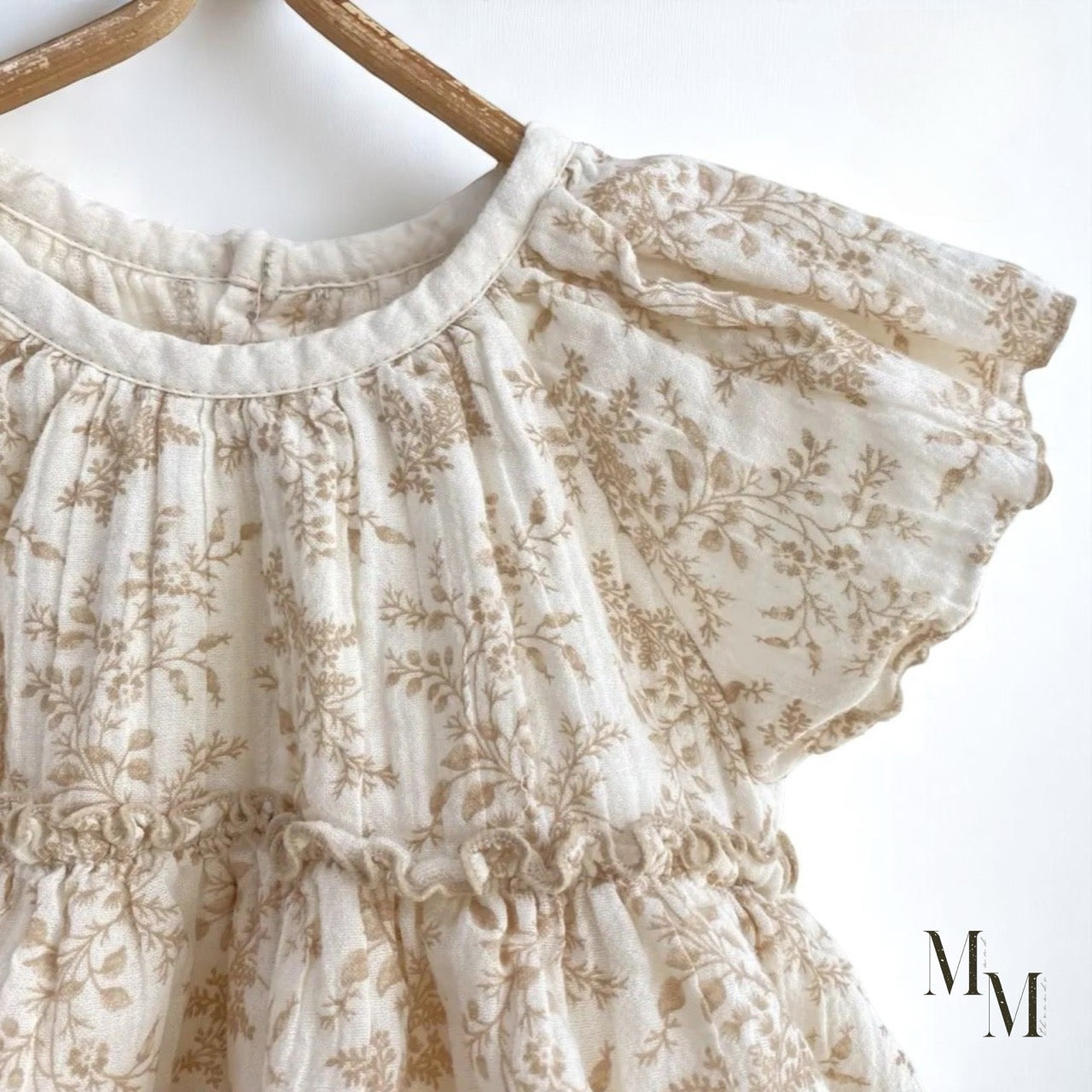 The Eva Romper Dress - 100% Cotton Baby Romper