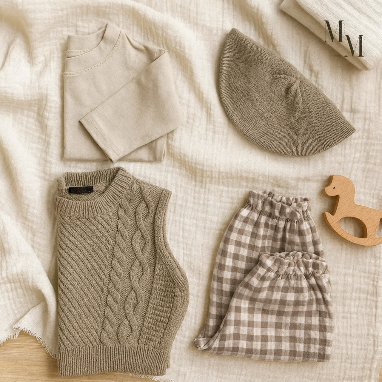 Wrinkle Cotton Long Pants for Boys