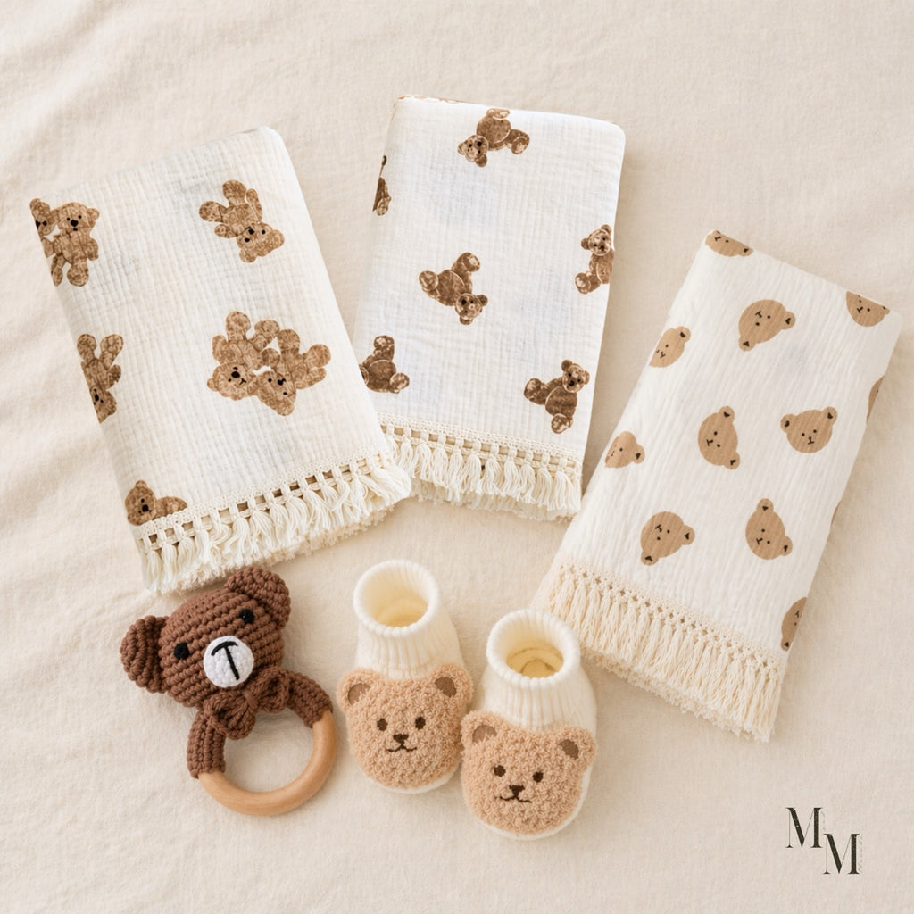 Teddy Bear Blanket Gift Set
