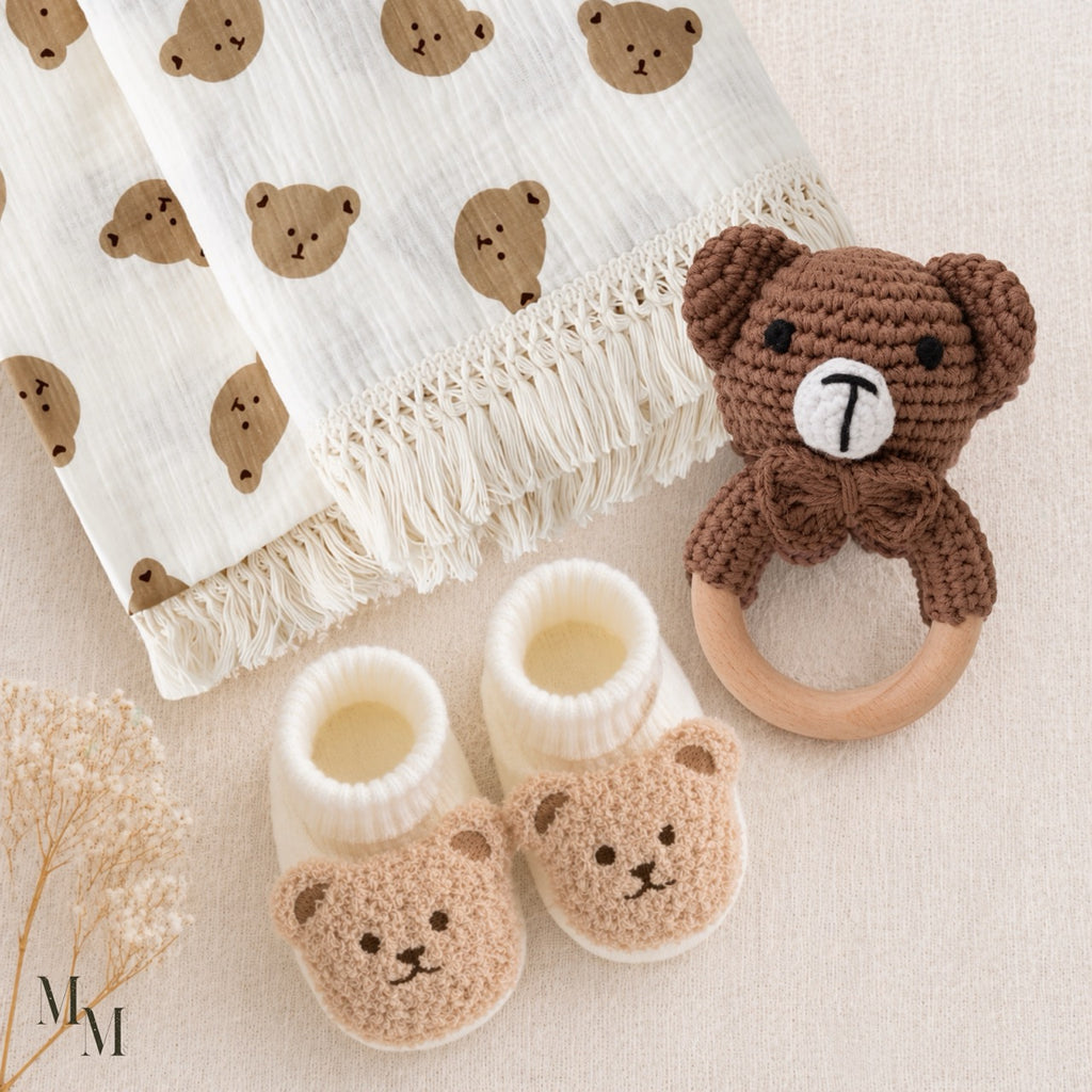 Teddy Bear Blanket Gift Set