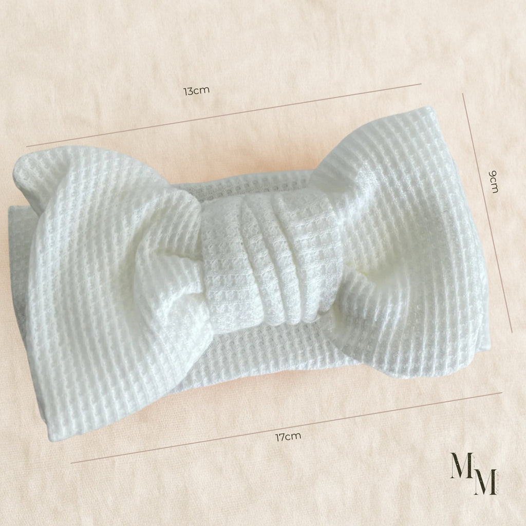 Big Cotton Bow Headband