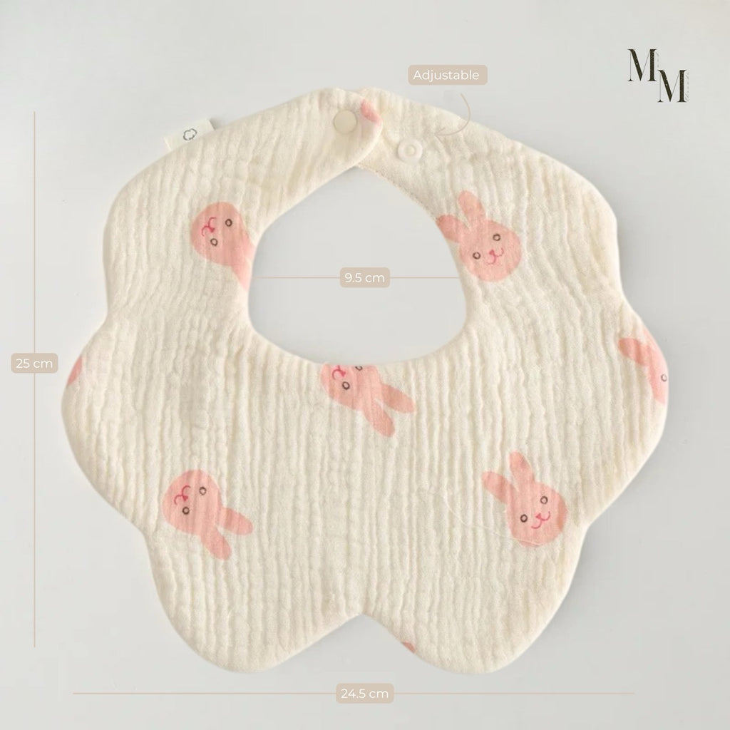 Muslin Cotton Easter Baby Bibs